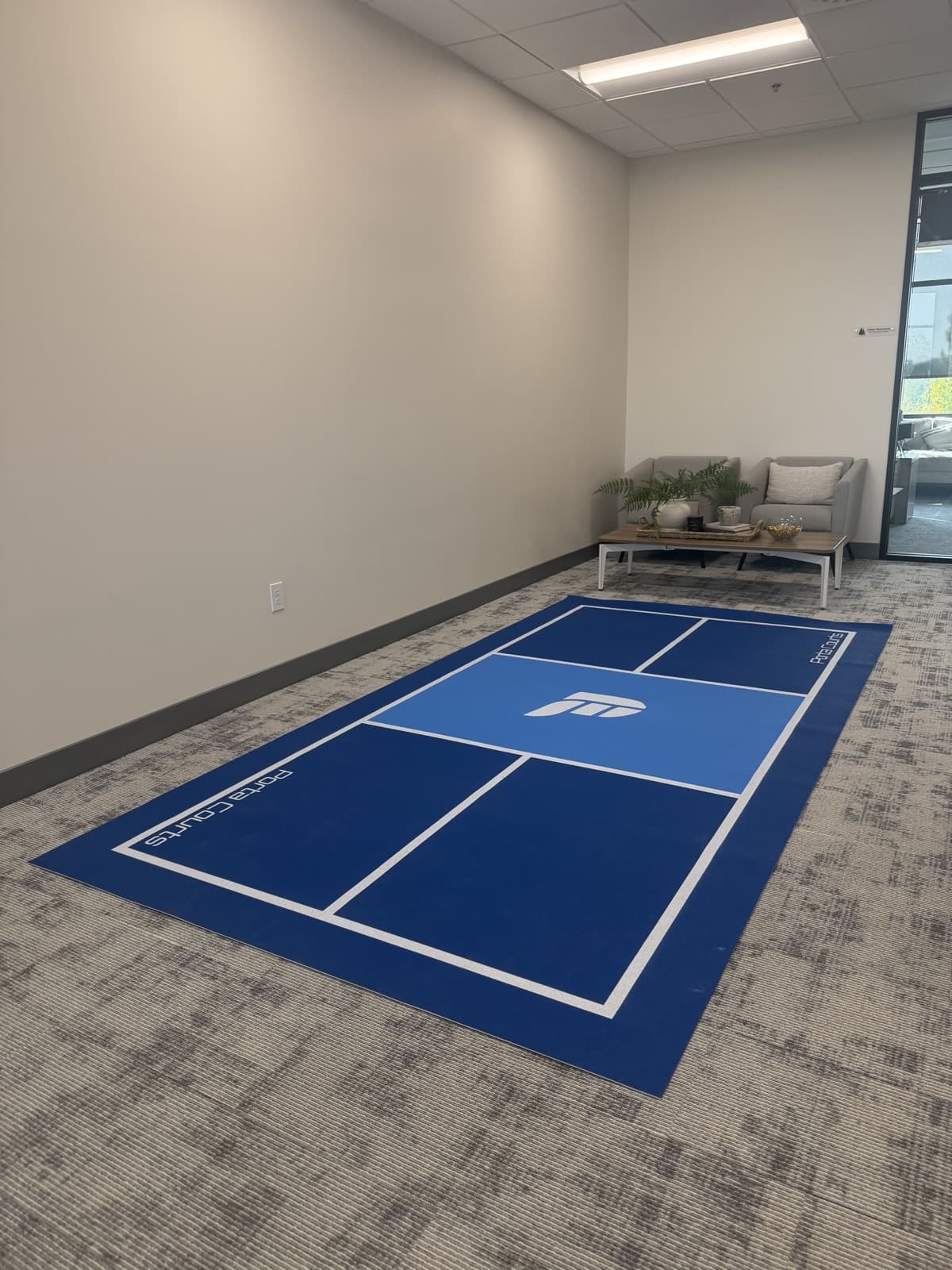 The Play Court ready for an indoor game